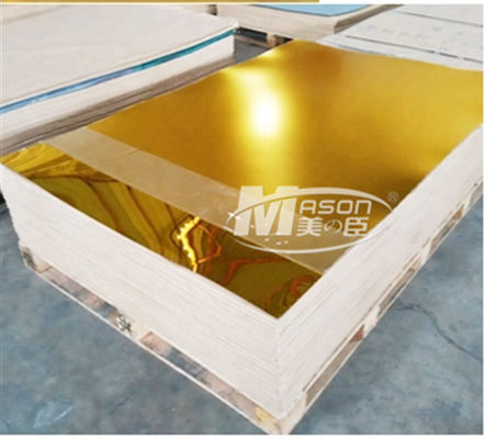Full Color Gold Silver 4X8 4X6 FT Acrylic Self Adhesive Mirror